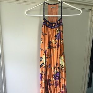 URBAN OUTFITTERS halter open back summer dress